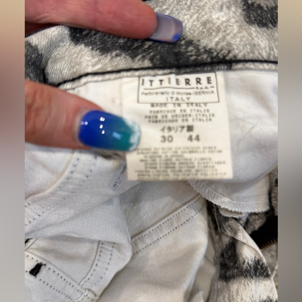 SUPER RARE HTF Vintage 2002 Just Cavalli Ombre Zebra Print Flared Jeans 29 NWOT - Picture 11 of 16